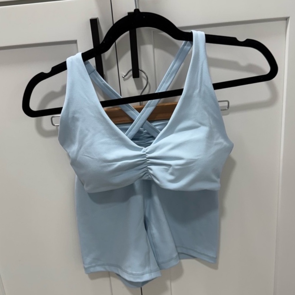 Liaison the label x Halley Kate Light Blue scrunch set / small